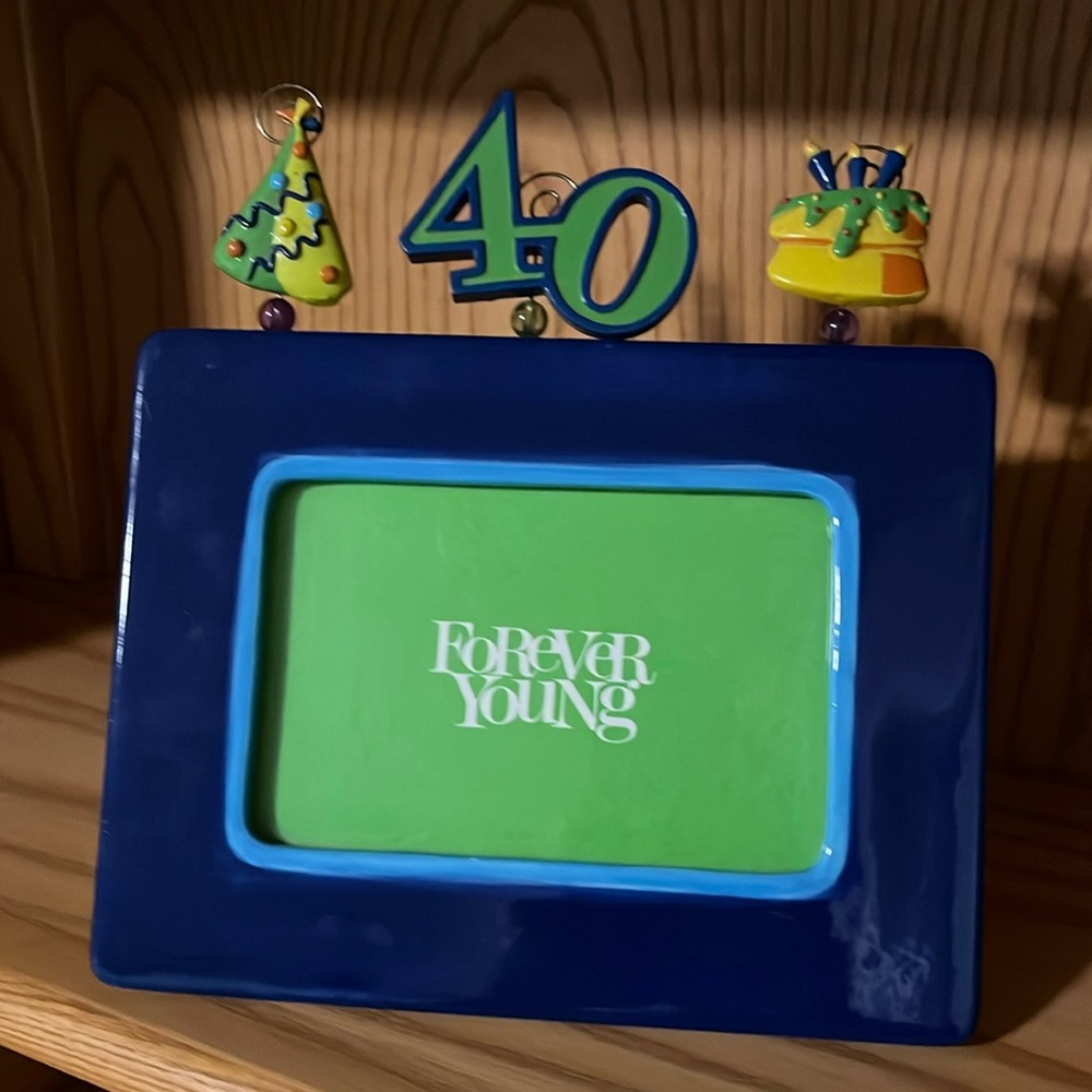Brand new 40th birthday picture frame
